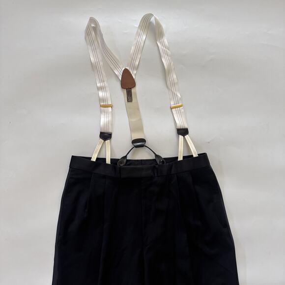 Jones New York 40R 34x29 Black 100% Wool Mens Jacket Pants Tux Tuxedo - Picture 11 of 16